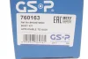 Пыльник ШРУС (внутренний) ауды a4/a5/a6/a7/a8/q5 1.8-2.0tfsi/3.0tdi (23.5x74.5x101) GSP 760163 (фото 7)