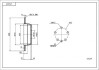 Диск тормозной зад. MB Vito 638 (96-03) Hart 214 249 (фото 1)