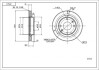 Диск гальмівний пер. Hyundai Elantra, Matrix 01-> (257x24) Hart 215 411 (фото 1)