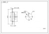 Диск тормозной зад. Mitsubishi Carisma, Space Star 95-> (d260x10) Hart 215 572 (фото 1)