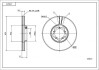 Диск гальмівний пер. Ford Transit (00-06) (d294x24.5mm) Hart 215 673 (фото 1)