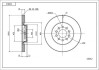 Диск тормозной пер. Audi A4/A6/VW Passat (00-09) (312mm25mm) Hart 220 842 (фото 1)