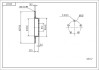 Диск гальмівний зад. Mazda 3 (03-14), Mazda 5 (05->) (280x11) Hart 221 447 (фото 1)