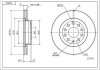 Диск тормозной пер. VW Caddy III, Golf 5, Jetta III (280mmx22mm) Hart 223 948 (фото 1)