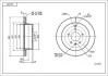 Диск тормозной зад. Opel Antara, Chevrolet Captiva 06-> (d303x20mm) Hart 224 357 (фото 1)