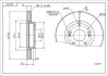 Диск тормозной пер. Hyundai Tucson (04-10), Sonata V, Kia Sportage, Magentis (280mmx26mm) Hart 224 379 (фото 1)