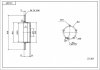 Диск гальмівний зад. MB E-Class (W210) (d290x12mm) 96-> Hart 224 389 (фото 1)