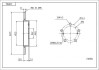 Диск гальмівний зад. Toyota Auris 06-> (270mmx10mm) Hart 230 986 (фото 1)