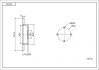 Диск гальмівний зад. Nissan Primera P11 98- (d278x10) Hart 231 776 (фото 1)