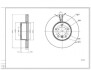 Диск тормозной пер. BMW 3 (E90/F30), X1 (E84) (d312x24mm) Hart 232 380 (фото 1)