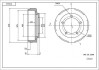 Барабан гальмівний Ford Transit 00-> (d254x57) Hart 234 641 (фото 1)