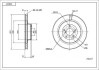 Диск тормозной пер. Subaru Forester, Legacy, Outback, Impreza 00-> (d294x24mm) Hart 250 227 (фото 1)