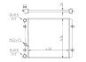 Радіатор двигуна VW Golf IV, Skoda Octavia 1.4-1.6i 96- Hart 602 016 (фото 1)