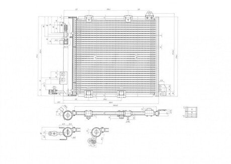 Радиатор кондиционера Opel Astra G 1.7-2.2DTI (98-05) Hart 602 283