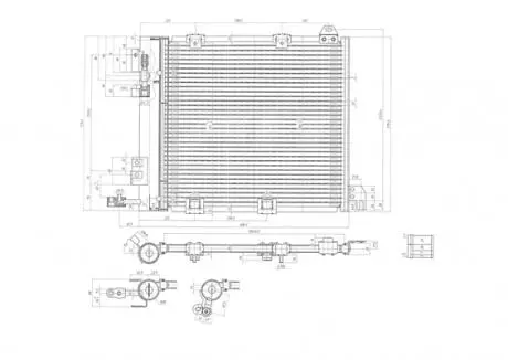 Радіатор кондиціонера Opel Astra G 1.7-2.2DTI (98-05) Hart 602 283
