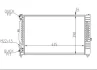 Радіатор двигуна Audi A6 C5, Skoda Superb I, VW Passat B5 1.6-1.8T,1.9TDI (95-08) Hart 603 871 (фото 1)