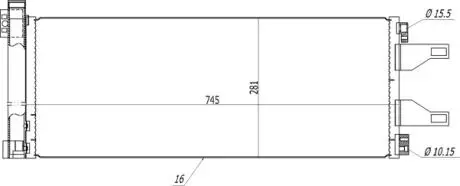 Радиатор кондиционера Citroen Jumper, Peugeot Boxer 06- Hart 608 187