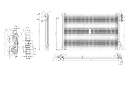 Радиатор кондиционера BMW 3 (E90) 04- Hart 608 679