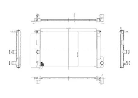 Радіатор двигуна Toyota Auris, Avensis (T27) 1.4-1.8i 07- Hart 611 856