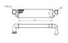 Радиатор интеркулера BMW 3 (E46) 1.8-3.0d (99-05) Hart 612 718 (фото 1)