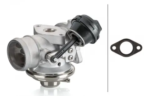 Клапан EGR SEAT CORDOBA, IBIZA III, LEON, SKODA FABIA I, FABIA I PRAKTIK, OCTAVIA I, OCTAVIA I-KOMBI, VW GOLF IV, GOLF V, NEW BEETLE, POLO, TOURAN 1.9D 09.96-12.10 HELLA 6NU010171911