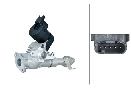Клапан egr bmw 1, 1, 1, 1, 3, 3, 3, 3, 5, 5 1.6/2.0 2.0. HELLA 6NU014864981