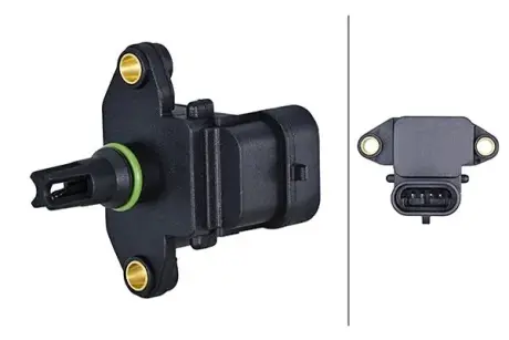 Датчик давления во впускном коллекторе (4 pin, с прокладками) FIAT BRAVA, BRAVO I, DOBLO, DOBLO-MINIVAN, MAREA, MULTIPLA, PALIO, PUNTO, PUNTO-HATCHBACK, SEICENTO - 600, SIENA 176B2.000-8. HELLA 6PP358152461