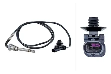 Датчик температуры выхлопных газов (перед турбиной, 2PIN) ALFA ROMEO GIULIETTA, GIULIETTA-HATCHBACK 08.13-10.18 HELLA 6PT010376531