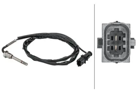 Датчик температуры отходящего газа fiat doblo 1.3 mjtd 05- HELLA 6PT 358 181-451