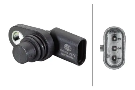 Датчик положення розподільного валу MERCEDES A (V177), A (W176), A (W177), AMG GT (C190), AMG GT (C192), AMG GT (R190), AMG GT (X290), B SPORTS TOURER (W238). 01.08- HELLA 6PU013122721