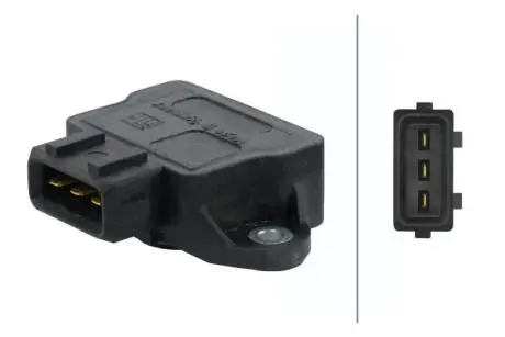 Датчик положения дроссельной заслонки HELLA 6PX008476101
