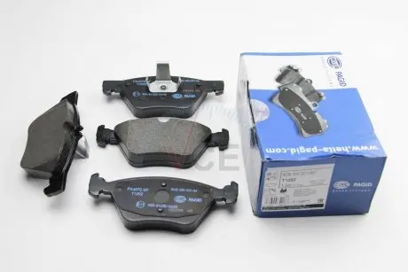 Комплект гальмівних колодок, дискове гальмо HELLA 8DB 355 007-861