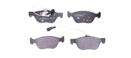 Гальмівні колодки, дискове гальмо (набір) HELLA 8DB355007931