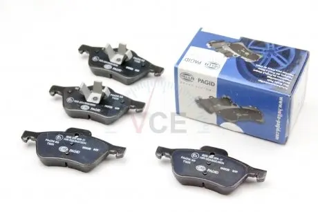 Комплект тормозных колодок, дисковый тормоз HELLA 8DB 355 009-171