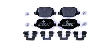 Гальмівні колодки, дискове гальмо (набір) HELLA 8DB355009551