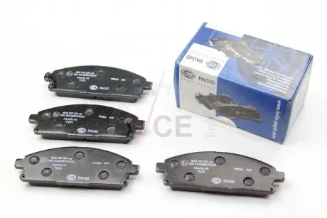 Комплект тормозных колодок, дисковый тормоз HELLA 8DB 355 009-661