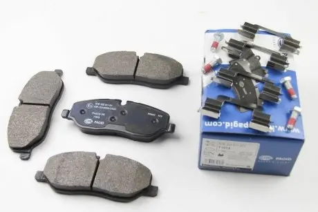 Комплект гальмівних колодок, дискове гальмо HELLA 8DB 355 011-971