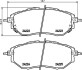 Комплект гальмівних колодок, дискове гальмо HELLA 8DB 355 012-031 (фото 1)