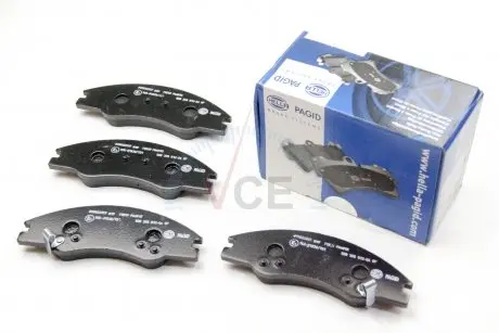 Комплект тормозных колодок, дисковый тормоз HELLA 8DB 355 012-041