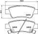 Комплект гальмівних колодок, дисковий гальмо HELLA 8DB 355 013-591 (фото 1)