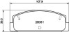 Комплект гальмівних колодок, дискове гальмо HELLA 8DB 355 016-761 (фото 1)