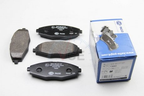 Комплект тормозных колодок, дисковый тормоз HELLA 8DB 355 017-021 (фото 1)