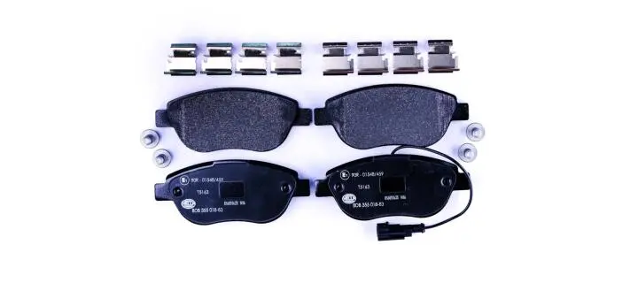 Фото 1 - Тормозные колодки, дисковый тормоз (набор) HELLA 8DB355018831 Тормозные колодки, дисковый тормоз (набор) HELLA 8DB355018831 (фото 1)