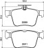 Комплект гальмівних колодок, дискове гальмо HELLA 8DB 355 020-261 (фото 1)