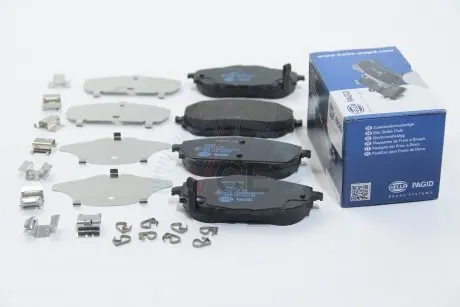 Комплект тормозных колодок, дисковый тормоз HELLA 8DB 355 020-281