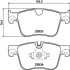 Комплект тормозных колодок, дисковый тормоз HELLA 8DB 355 020-981 (фото 1)