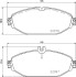 Комплект тормозных колодок, дисковый тормоз HELLA 8DB 355 021-921 (фото 1)