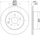 Nissan тормозной диск задн. вентил.x-trail,qashqai,renault koleos HELLA 8DD 355 118-711 (фото 4)