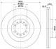 Тормозной диск mitsubishi pajero 2.5 td/3.0 v6 98- HELLA 8DD 355 118-741 (фото 4)