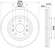 Диск тормозной перед. (296mmx26mm) nissan qashqai ii HELLA 8DD 355 122-791 (фото 4)